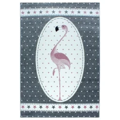 Kids Børne Tæppeløber Flamingo Design - Pink