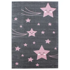 Kids Børne Tæppeløber Stjerne - Pink