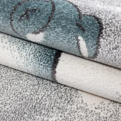 Kids Børnetæppe Bjørn - Blå