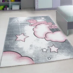 Kids Børnetæppe Bjørn - Pink