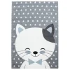 Kids Børnetæppe Kat - Blå