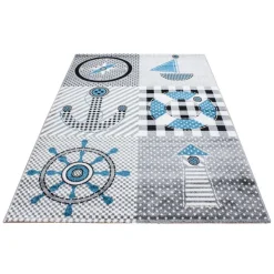 Kids Børnetæppe Pirat - Grå