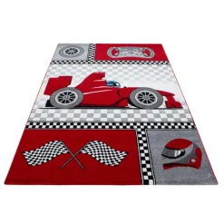 Kids Børnetæppe Racerbil - Rød