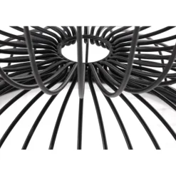 KIM sofabordplade - Hvid marmor, stel - Sort