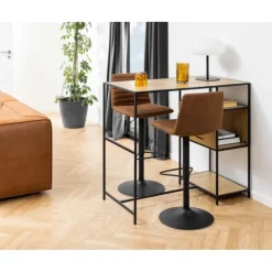 Kimmy barstol brun stof