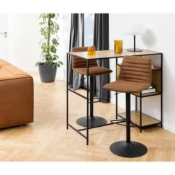 Kimmy barstol brun stof