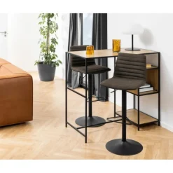 Kimmy barstol grå stof