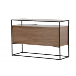 Kingsport Skab - Sort og Valnød