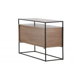 Kingsport Skab - Sort og Valnød