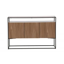 Kingsport Skab - Sort og Valnød