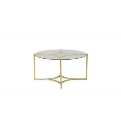 Kivik Bord - Messing og Transperant