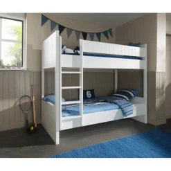 Køjeseng 90 x 200 cm – Robin, hvid lakeret