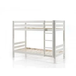 Køjeseng 90 x 200 cm Pino – hvid, fyrretræ, H 160 cm