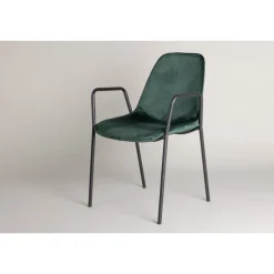 Kladesholmen Spisestuestol - Sort og Mørkegrøn