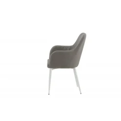 Komfort Spisebordsstol - Grå og Hvid