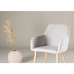 Komfort Spisebordsstol - Lysegrå