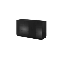 Kommode KOM2D REJA Sort Glans/Sort Glans