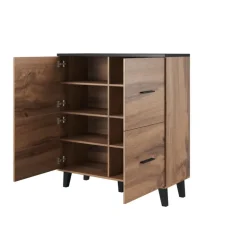 Kommode LOTTA 110 (4D) Woatan Eg/Sort