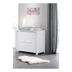 Kommode med 2 døre – Erik, hvid