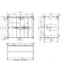 Kommode med 2 døre – Erik, hvid