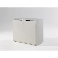 Kommode med 2 døre – Pino, hvid