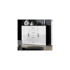 Kommode UNI Sort/Hvid