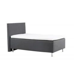 Kontinentalseng Mesa 120x200 - Mørkegrå Stof