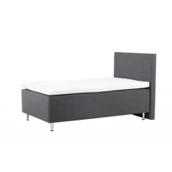 Kontinentalseng Mesa 120x200 - Mørkegrå Stof