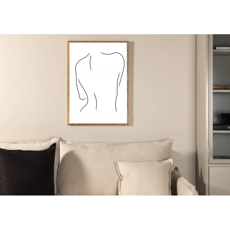 Kvinde Plakat - Sort og Hvid