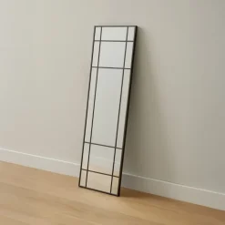 Lake New Yorker spejl - 193x67cm - Sort