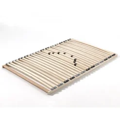 Lamelbund 120 × 200 cm – 26 lameller i massivt træ