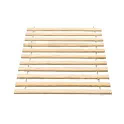 Lamelbund 90 × 200 cm – rulle, 16 lameller i massivt træ