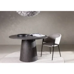 Lanzo Rundt spisebord Ø120 cm - Mocca