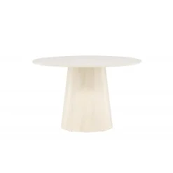 Lanzo Rundt spisebord Ø120cm- Hvid