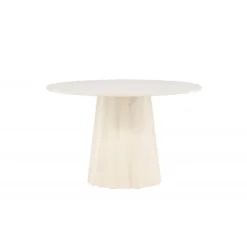 Lanzo Rundt spisebord Ø120cm- Hvid