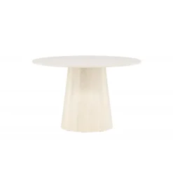 Lanzo Rundt spisebord Ø120cm- Hvid