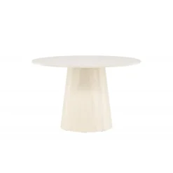 Lanzo Rundt spisebord Ø120cm- Hvid