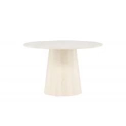 Lanzo Rundt spisebord Ø120cm- Hvid