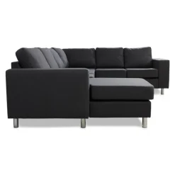 Laura hjørnesofa m. chaiselong venstrevendt - Koksgrå Inari 95