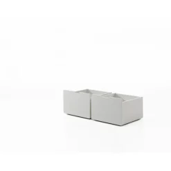 Legetøjskasse sæt med 2 skuffer – Pino, hvid