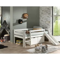 Legetøjskasse sæt med 2 skuffer – Pino, hvid