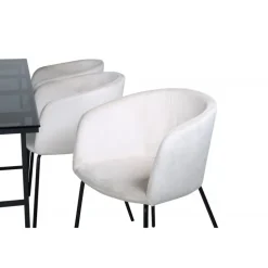 Leif Spisebordssæt - Beige og Sort