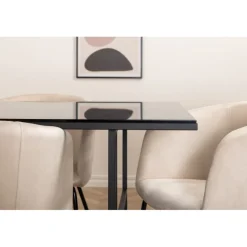 Leif Spisebordssæt - Beige og Sort