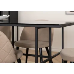 Leif t Spisebordssæt - Beige og Sort