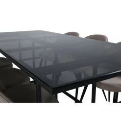 Leif t Spisebordssæt - Beige og Sort