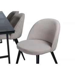 Leif t Spisebordssæt - Beige og Sort