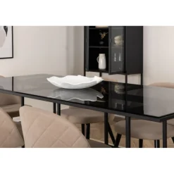 Leif t Spisebordssæt - Beige og Sort