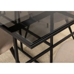 Leif t Spisebordssæt - Beige og Sort