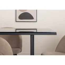 Leif t Spisebordssæt - Beige og Sort