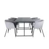 Leif t Spisebordssæt - Sort og Grå